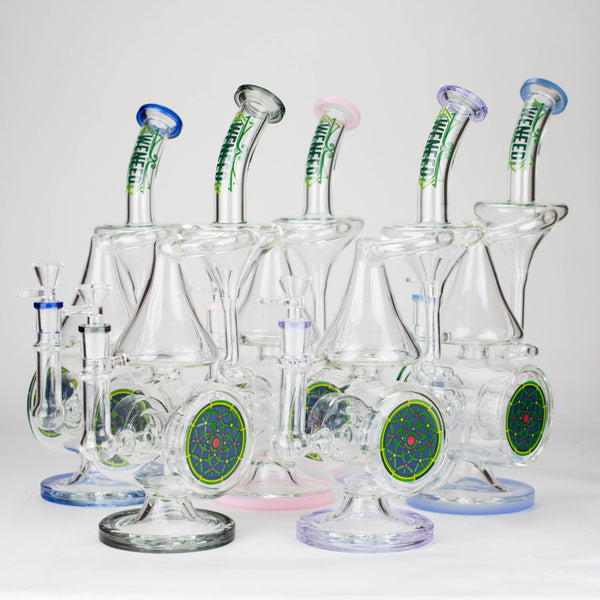 O WENEED | 14.5" Orbit Cyclone Glass Bong