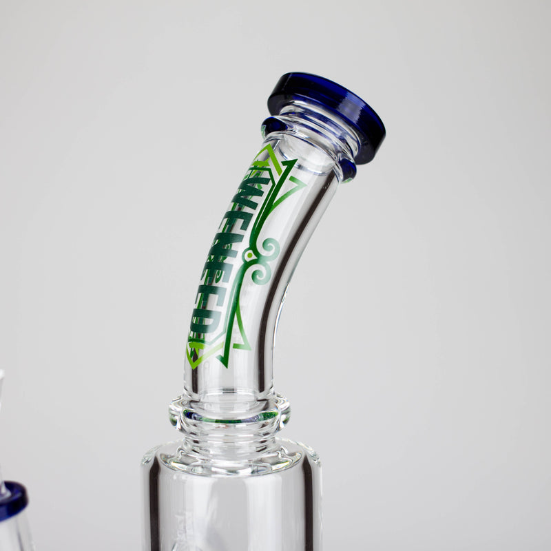 O WENEED | 14" Spiral Recycler Glass bong