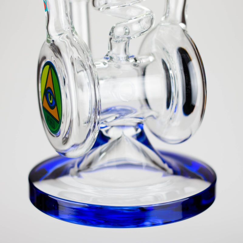 O WENEED | 14" Spiral Recycler Glass bong