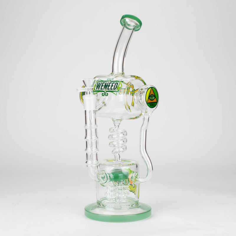 O WENEED | 14" Pulse Helix Glass bong