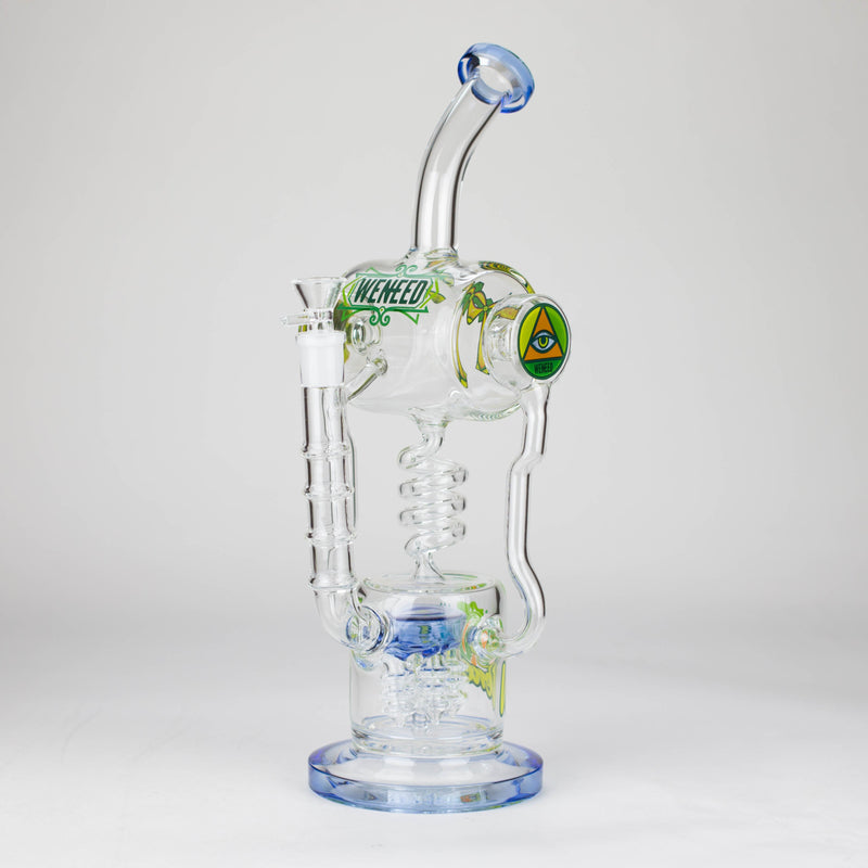 O WENEED | 14" Pulse Helix Glass bong