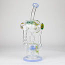 WENEED | 14" Pulse Helix Glass bong Glass Bong WENEED® Jade blue