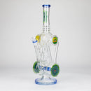 WENEED | 13" Galactic Vortex Glass Bong Glass Bong WENEED® T-blue