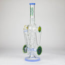 WENEED | 13" Galactic Vortex Glass Bong Glass Bong WENEED® Jade blue