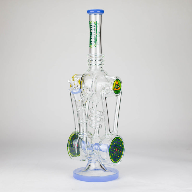 O WENEED | 13" Galactic Vortex Glass Bong