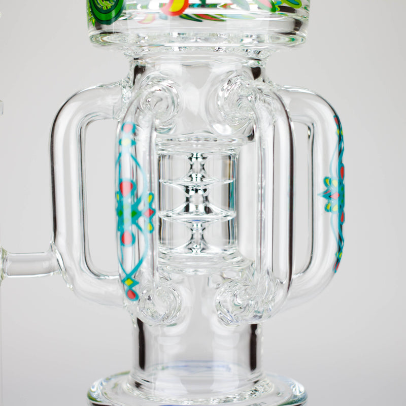 O WENEED | 22" Gear Perc Glass bong