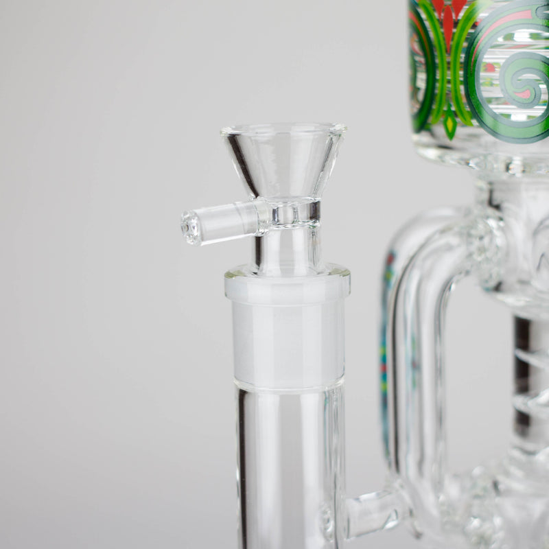 O WENEED | 22" Gear Perc Glass bong