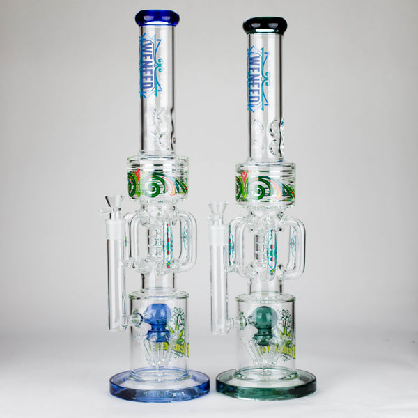 O WENEED | 22" Gear Perc Glass bong