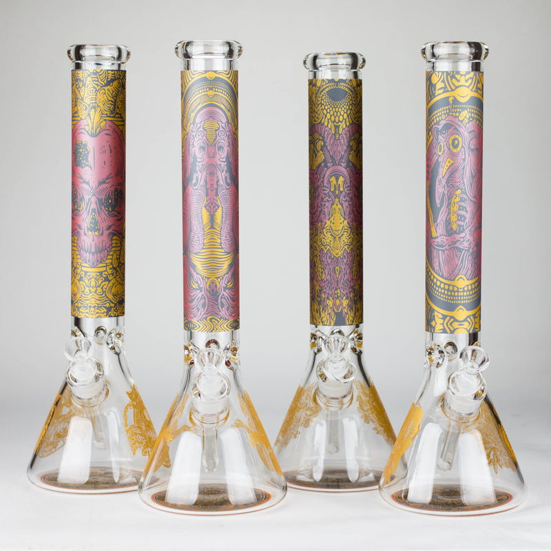 O 16" 7mm Artistic Design Beaker