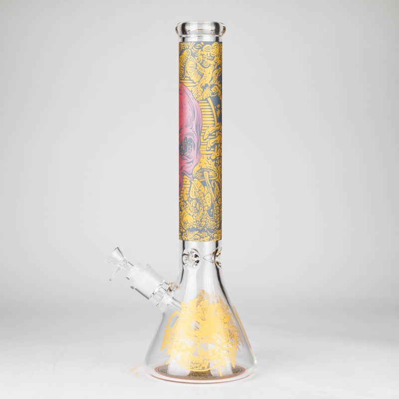 O 16" 7mm Artistic Design Beaker