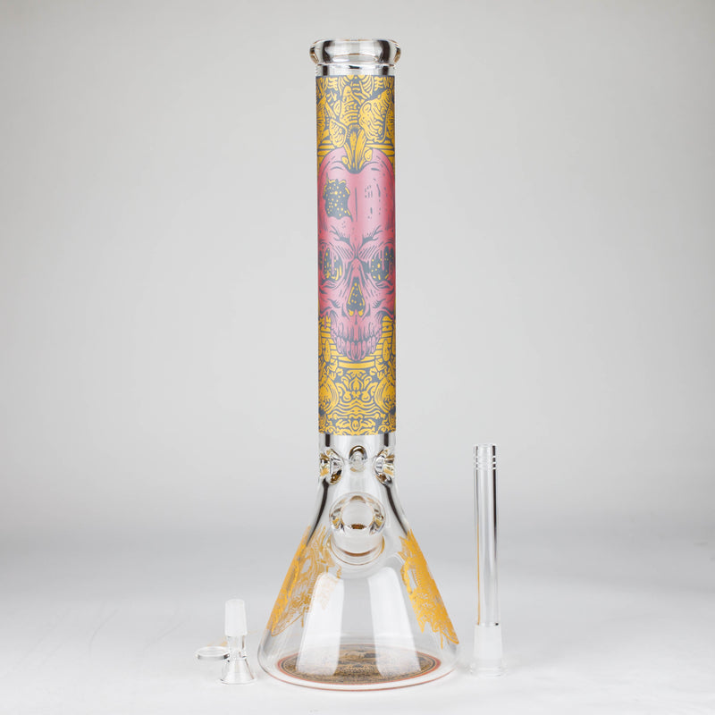 O 16" 7mm Artistic Design Beaker