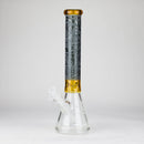 WENEED | 15" Trident Glass beaker Glass Bong WENEED® Black