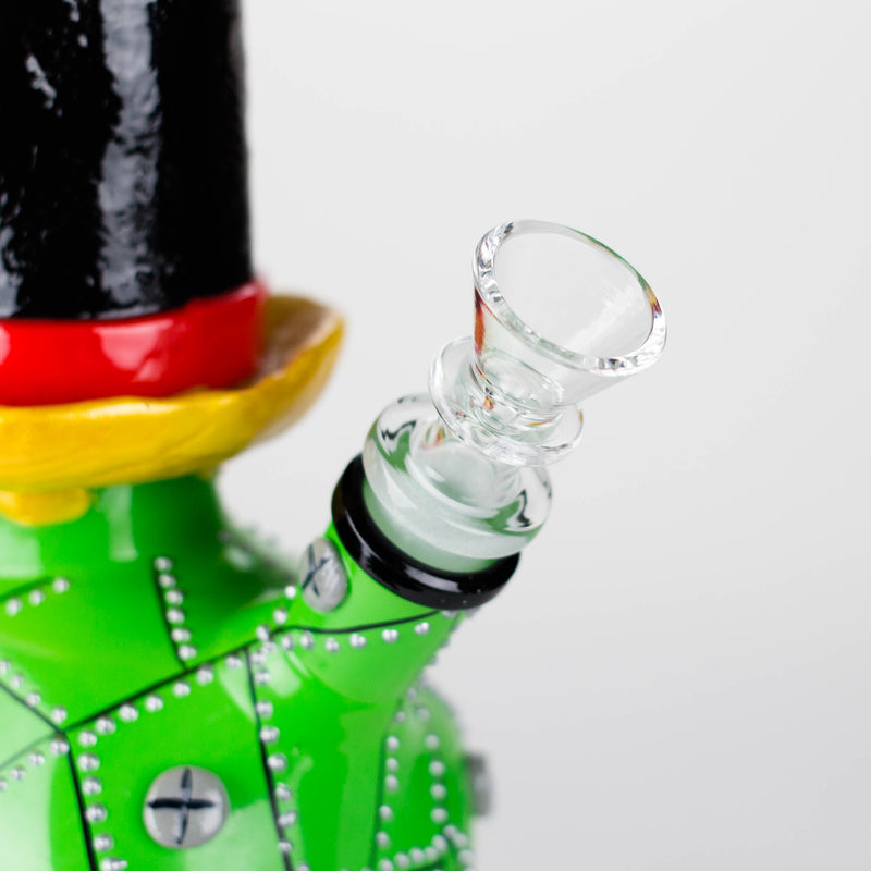 O 9" Wizard-Themed Sugar Skull Glass Bong [SK05]