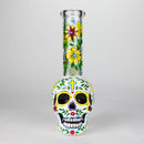 9" Sugar Skull-Themed glass bong [SK Series] Glass Bong BB Canada