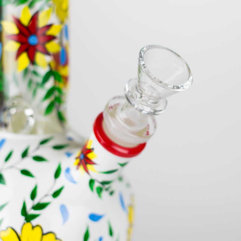 O 9" Sugar Skull-Themed glass bong [SK Series]