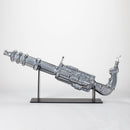 24" Electroplated Machine gun Design Glass Bong with Display Stand [GU002] Glass Bong BB Canada