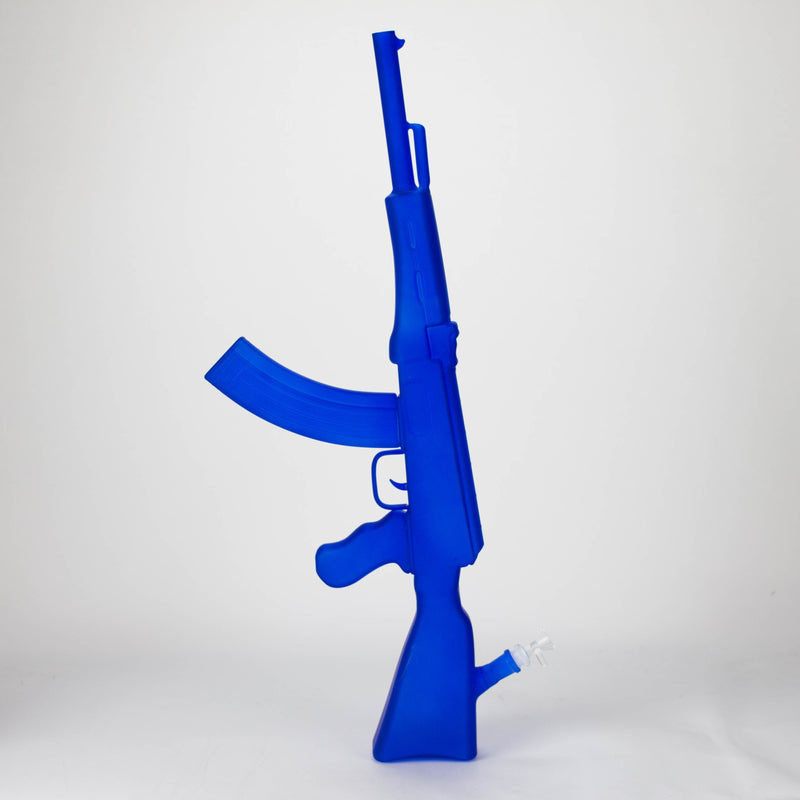 O 27" Painted AK-47 Design Glass Bong with Display Stand [GU005]