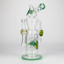 WENEED | 13.5" Halo Spire Glass Bong Glass Bong WENEED® Green-A