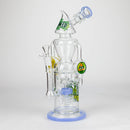 WENEED | 13.5" Halo Spire Glass Bong Glass Bong WENEED® Jade blue