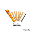 HORNET | 1-1/4 Size Natural Pre-Rolled Paper Cones 6 x 24CT Pre-rolled Cone (Display Pack) Super Supplys Inc