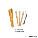 HORNET | King Size Natural Pre-Rolled Paper Cones 3 x 24CT Pre-rolled Cone (Display Pack) Super Supplys Inc