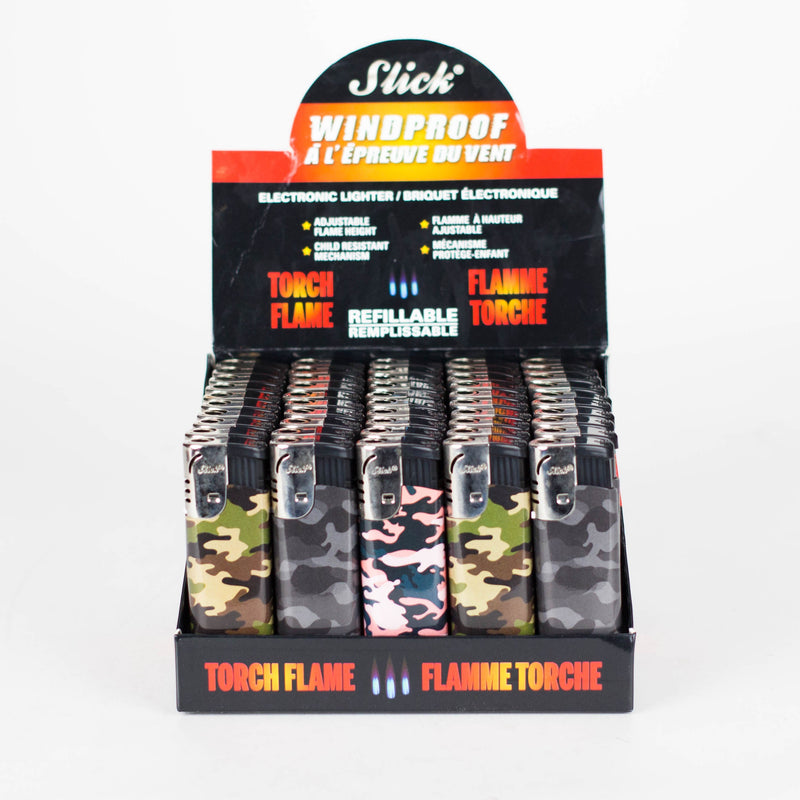 O Slick® | Torch Windproof Lighter - Camo Box of 50 [YYG-8831]