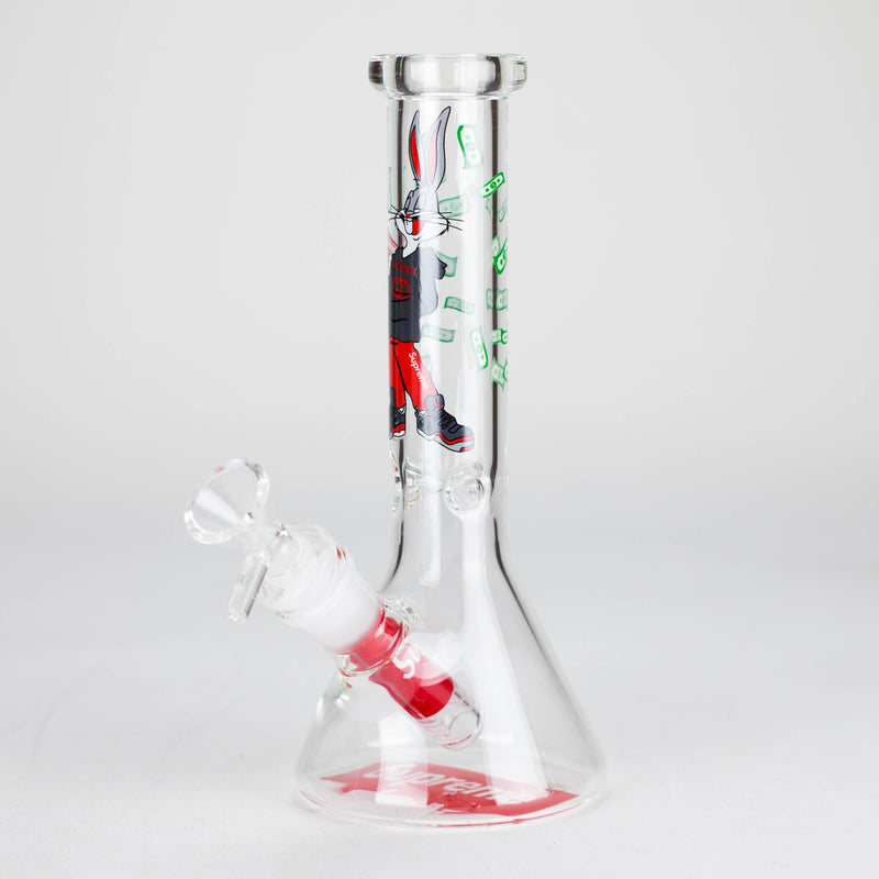 O 7.5" 4mm SUP Design Beaker Bong [PIP878]