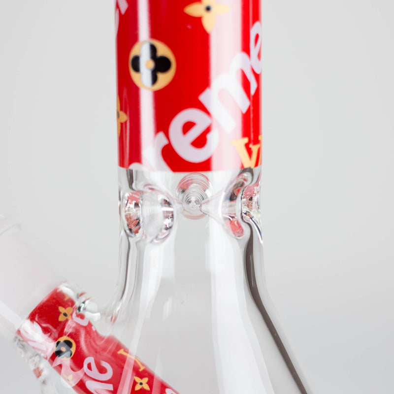 O 7.5" 4mm SUP Design Beaker Bong [PIP878]
