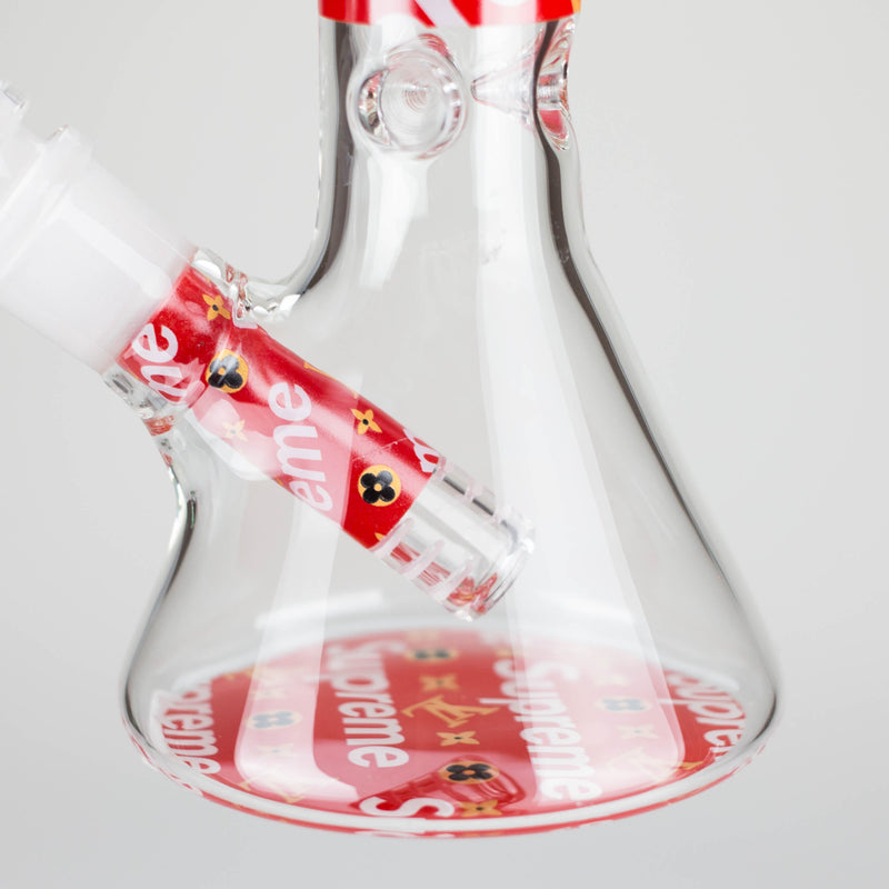 O 7.5" 4mm SUP Design Beaker Bong [PIP878]