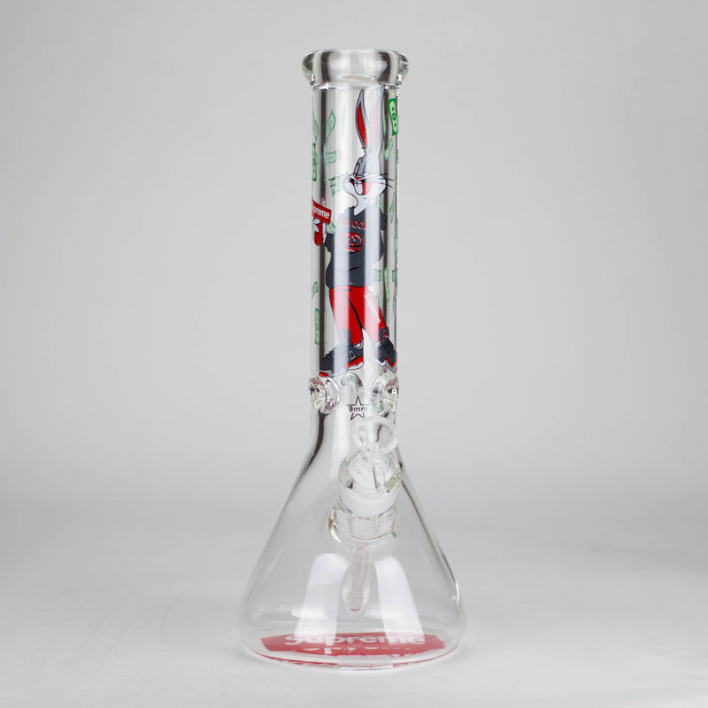 O 14" SUP Design 9mm glass Bong [PIP869]