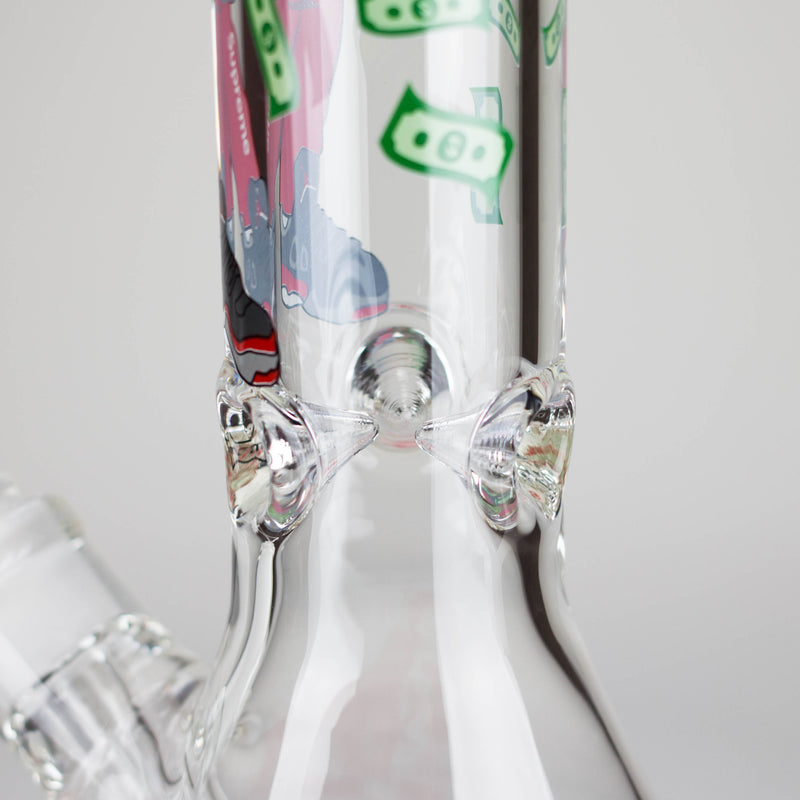 O 14" SUP Design 9mm glass Bong [PIP869]