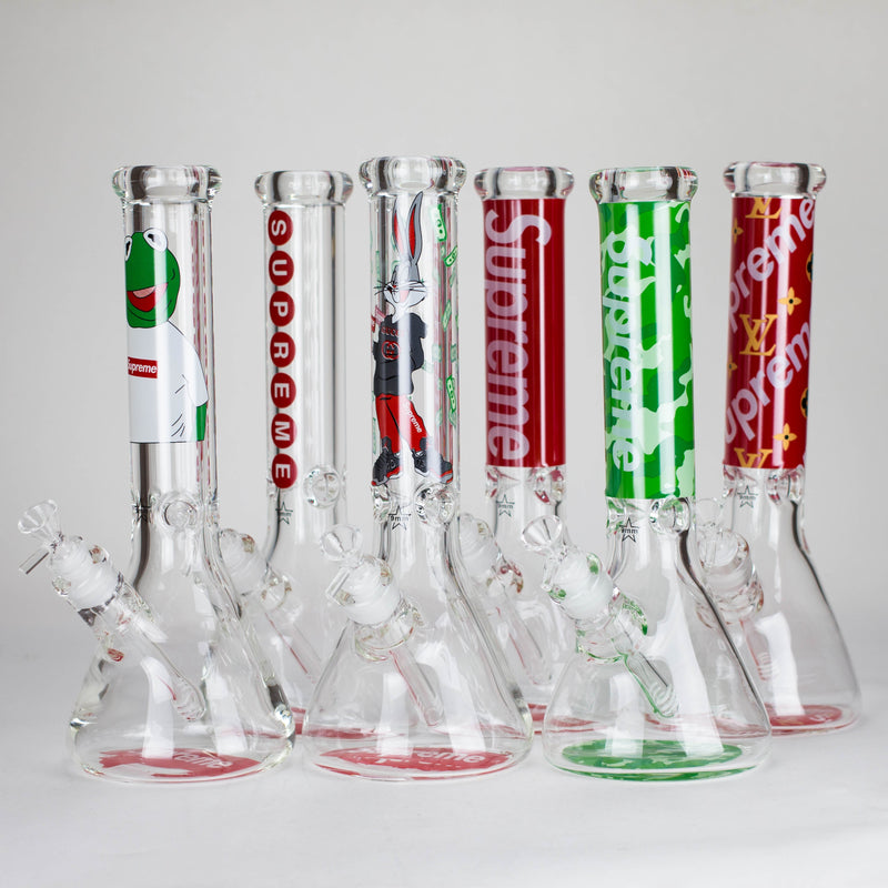 O 14" SUP Design 9mm glass Bong [PIP869]