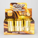 INFYNITY | Gold Grinder 58mm 4 parts Box of 12 [GR7604AS4] Display Pack ONE