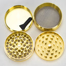 INFYNITY | Gold Grinder 58mm 4 parts Box of 12 [GR7604AS4] Display Pack ONE