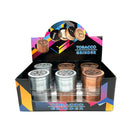 Hemp Design Metal Grinder 50mm 4pt Box of 12 [GRI205] Display Pack NIBO Distribution