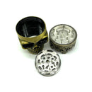 King Skull Grinder 3pt Box of 6 [GRI082] Display Pack NIBO Distribution