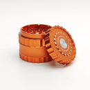 4 Parts 63*51mm New Teeth Aluminum Grinder-Assorted Color Regular Grinder Super Supplys Inc