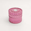 4 Parts 63*51mm New Teeth Aluminum Grinder-Assorted Color Regular Grinder Super Supplys Inc Pink