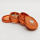 4 Parts 63*51mm New Teeth Aluminum Grinder-Assorted Color Regular Grinder Super Supplys Inc