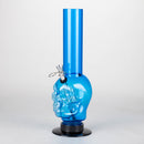 Acrylic 12" Water pipe Skull Shape [PIP275] Acrylic Bong NIBO Distribution Blue