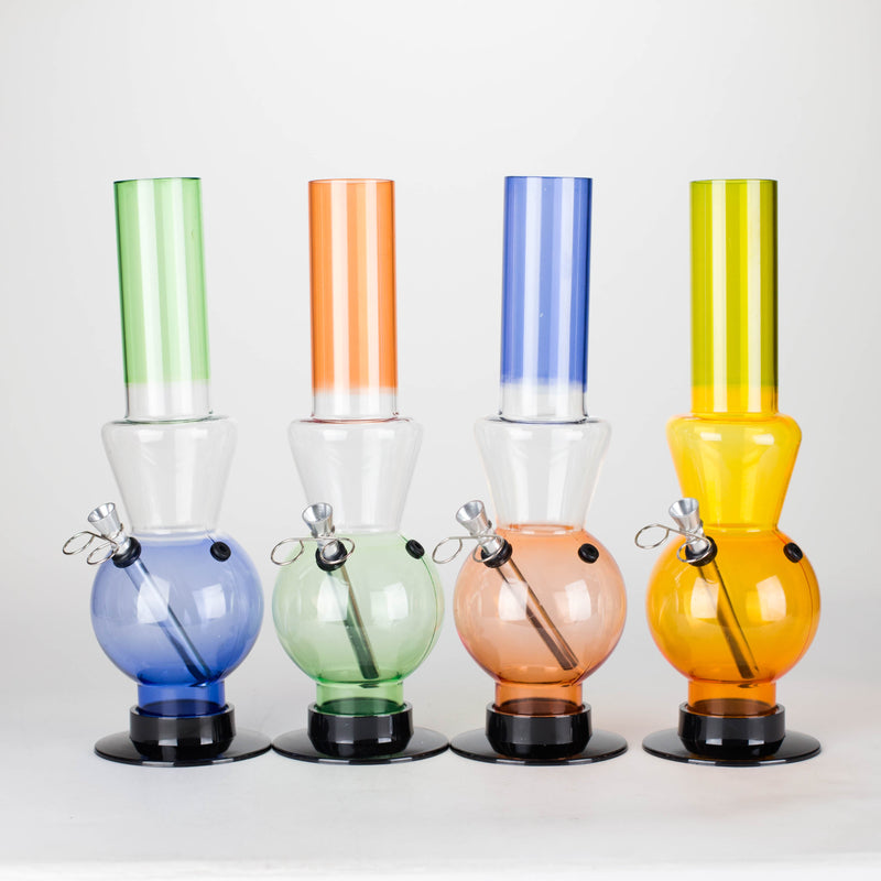 O Acrylic 12" Water Pipe Mixed Color [PIP286]