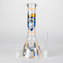 10" Gorilla Designs Glow In The Dark beaker bong In the Box [PIP302] Glass Bong NIBO Distribution