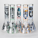 10" Gorilla Designs Glow In The Dark beaker bong In the Box [PIP302] Glass Bong NIBO Distribution