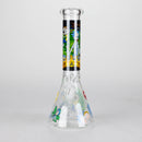 10" Cartoon Designs Glow In The Dark beaker bong In the Box [PIP302] Glass Bong NIBO Distribution