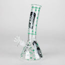 8.5" Gorilla Designs Glow In The Dark beaker bong In the Box [PIP301] Glass Bong NIBO Distribution Design 3