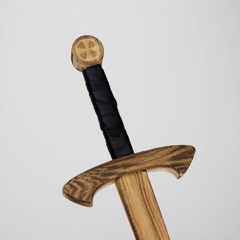 23" Pine rope sword wooden decoration, hand crafted [CD-4523] Handcrafted Canadian Distributor