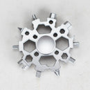 Xtreme | Pocket Star 23 in 1 Snowflake Multi-Tools [XTR-HKN044] Multi Tool · Accessory Canadian Distributor Silver
