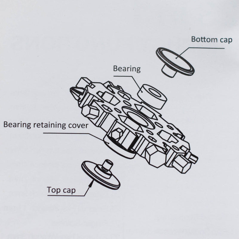 Xtreme | Pocket Star 23 in 1 Snowflake Multi-Tools [XTR-HKN044] Multi Tool · Accessory Canadian Distributor