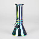 6" Skull Base Mini Glass Bong Metallic Finish Box of 10 [BLMIN-05-4] Glass Bong Canadian Distributor