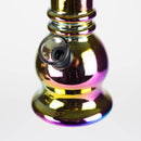 6" Round Base Mini Glass Bong Metallic Finish [BLMIN-04-4] Glass Bong Canadian Distributor